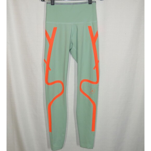 Adidas by Stella McCartney Light Green TruePace High Rise Leggings Size XS - Picture 4 of 13